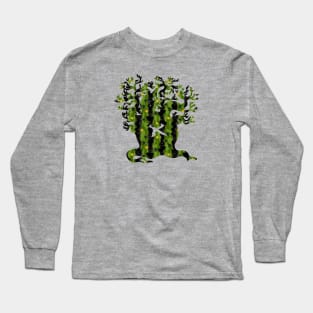 Hexxus Pattern Tree Long Sleeve T-Shirt